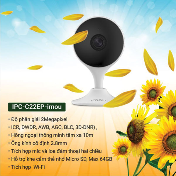 CAMERA WIFI DAHUA IMOU IPC-C22EP