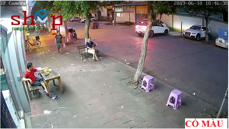 CAMERA CARECAM NGOÀI TRỜI NHÌN ĐÊM CÓ MÀU FULL HD 1080P 2MPX IP66 CF32-23DT200
