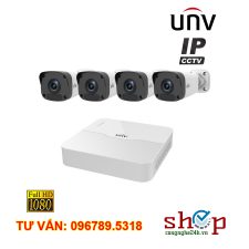 Bộ Kit 4 camera IP UNV KIT/301-04LB-P4/4*2122LR3-PF40-E