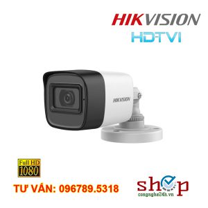 Bộ 16 camera Hikvision 5MP có MIC dùng cho kho xưởng, camera thân DS-2CE16H0T-ITFS chuẩn IP67