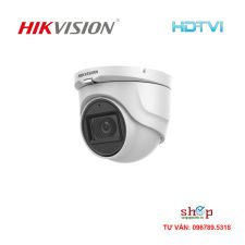 Camera Dome HD-TVI hồng ngoại 2.0 Megapixel HIKVISION DS-2CE76D0T-ITMFS Tích hợp MIC