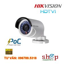 Camera HD-TVI hồng ngoại 2.0 Megapixel HIKVISION DS-2CE16D0T-IRE Cấp nguồn PoC