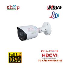 Camera HDCVI 2MP Full Color DAHUA DH-HAC-HFW1239TP-LED