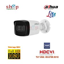 DỪNG SẢN XUẤT Camera 4 in 1 hồng ngoại 4.0 Megapixel DAHUA HAC-HFW1400TLP-A-S2 Tích hợp MIC