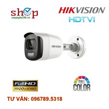 Camera HD-TVI 2.0 Megapixel HIKVISION DS-2CE12DFT-F Có màu ban đêm