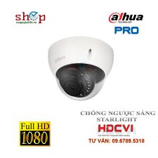 Camera HDCVI Dome hồng ngoại 2.0 Megapixel DAHUA DH-HAC-HDBW2241EP Chống ngược sáng
