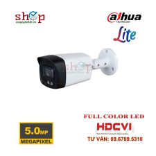 Camera HDCVI 5.0 Megapixel DAHUA DH-HAC-HFW1509TLMP-LED Xem đêm có màu