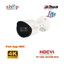 Camera Dome 4 in 1 hồng ngoại 8.0 Megapixel DH-HAC-HFW1800TP-A Tích hợp MIC