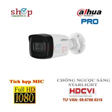 Camera Dome HDCVI hồng ngoại 2.0 Megapixel DAHUA DH-HAC-HFW2241TP-Z-A Chống ngược sáng Tích hợp MIC