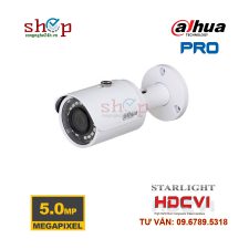 Camera HDCVI hồng ngoại 5.0 Megapixel DAHUA DH-HAC-HFW2501SP
