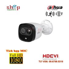 Camera HDCVI hồng ngoại 2.0 Megapixel DAHUA HAC-ME1200DP Cảm biến chuyển động PIR Tích hợp MIC