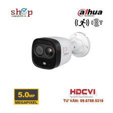Camera HDCVI hồng ngoại 5.0 Megapixel DAHUA HAC-ME1500DP Cảm biên PIR