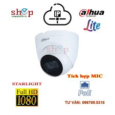 Camera IP Dome hồng ngoại 2.0 Megapixel DAHUA IPC-HDW2231TP-AS-S2 Tích hợp MIC