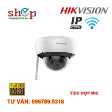 Camera IP Dome hồng ngoại Wifi 2.0 Megapixel HIKVISION DS-2CD2121G1-IDW1 Tích hợp Mic
