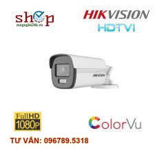 Camera HD-TVI 2.0 Megapixel HIKVISION DS-2CE12DF0T-F xem đêm có màu Full Color