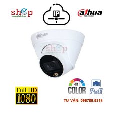 Camera IP Dome 2.0 Megapixel DAHUA DH-IPC-HDW1239T1P-LED-S4 Xem đêm có màu