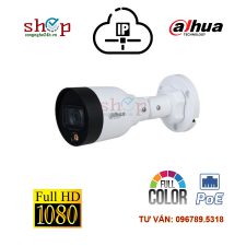Camera IP 2.0 Megapixel DAHUA DH-IPC-HFW1239S1P-LED-S4 Xem đêm có màu