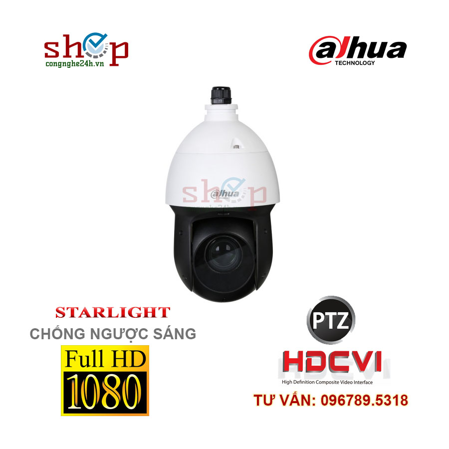 Camera Hdcvi Speed Dome Hồng Ngoại 2.0 Megapixel Dahua Dh-Sd49225-Hc-La  Xoay 360 - Shop Công Nghệ 24H