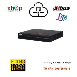 Đầu ghi DHI-NVR1108HS-S3/H trong bộ 8 camera IP Dahua 4MP