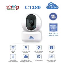 Camera Vitacam C1280 - 3MPX Ultra HD - Siêu Nét - Siêu Rộng