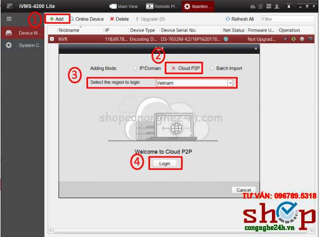 Download và cài đặt phần mềm iVMS-4200 Lite cho máy tính - SHOP CÔNG ...