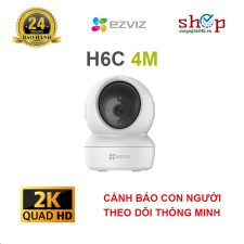 Camera EZVIZ H6C 4MP Siêu Nét 2K+, H.265