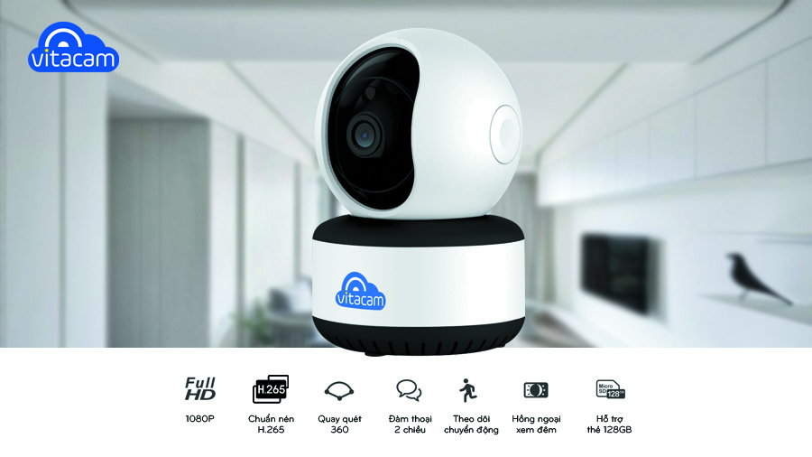 VITACAM C1080 - 2.0MPX FULL HD 1080 CHUẨN H265X