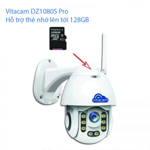 Camera ngoài trời vitacam DZ1080S Pro xoay 355 độ, đàm thoại 2 chiều