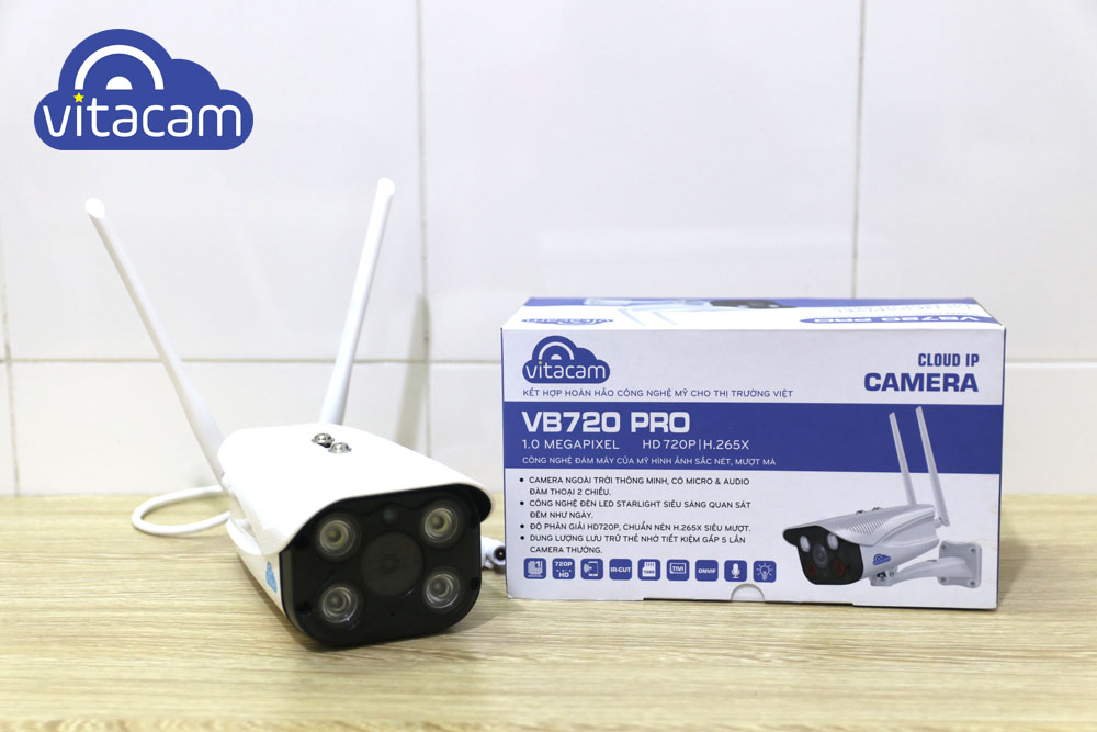 VITACAM VB720 PRO Camera ngoài trời nhìn đêm có màu