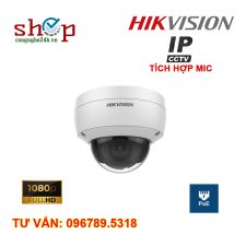 Camera IP Dome hồng ngoại 2.0 Megapixel HIKVISION DS-2CD1123G0-IUF