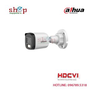 Bộ 4 camera Dahua 2MP gồm đầu ghi DH-XVR1B04-I/T, camera thân trụ và camera bán cầu có mic