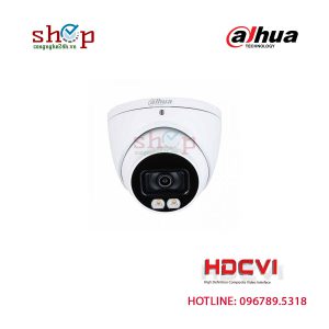 Camera dome DH-HAC-HDW1509TP-A-LED-S2 trong bộ 4 camera Dahua Full Color