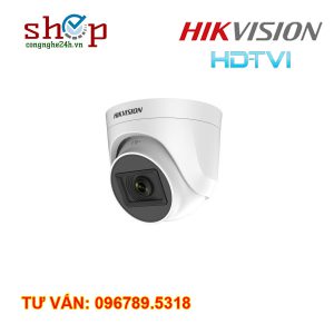 Camera dome DS-2CE76D0T-EXIPF trong bộ 4 camera Hikvision 2MP
