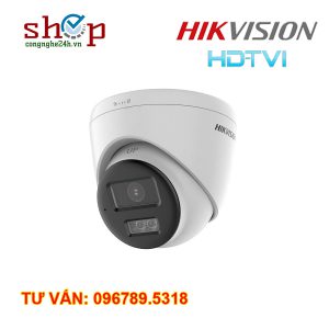 Camera dome DS-2CE78D0T-LTS trong bộ 4 camera Hikvision đàm thoại 2 chiều