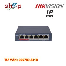 Switch POE 4 CổngHIKVISION DS-3E1106P-EI/M