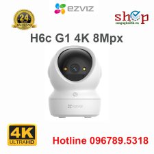 Camera EZVIZ H6C G1 4K 8Mpx Xoay 360 Đàm thoại 2 chiều