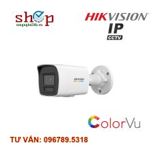 Camera IP thân trụ 4MP Hikvision DS-2CD1B47G2H-LIUF/SRB Xem đêm có màu