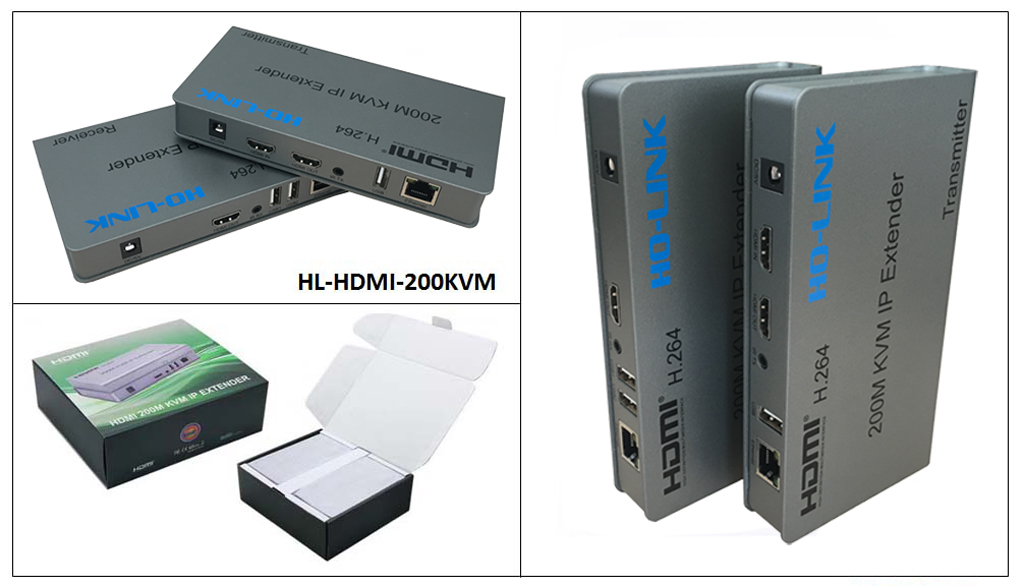Bộ kéo dài HDMI 200M có USB