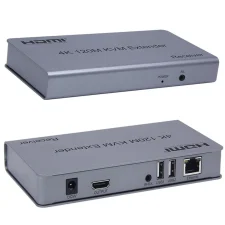 Bộ kéo dài HDMI to LAN 120m qua cáp mạng Lan RJ45 có USB