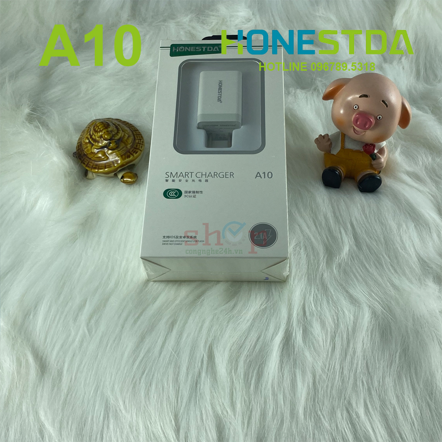 Củ sạc Adaptor Honestda A10 2.1A