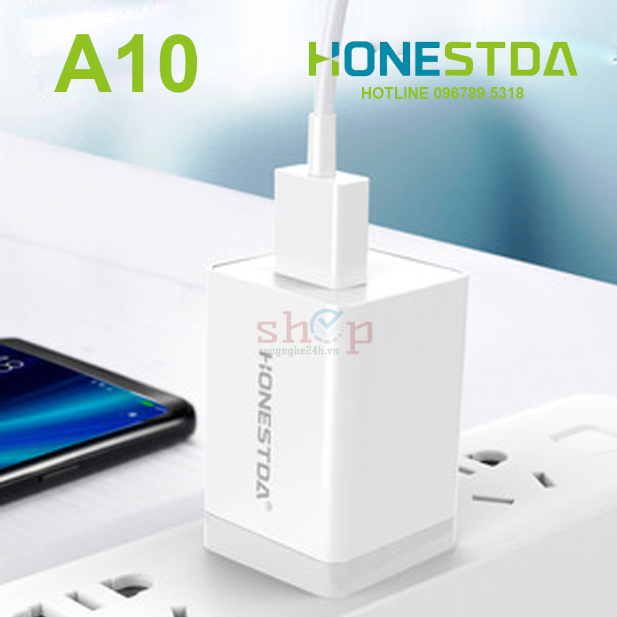 Củ sạc Adaptor Honestda A10 2.1A