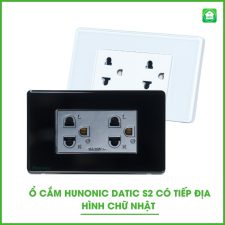 Ổ Cắm Hunonic Datic S2 Có Tiếp Địa