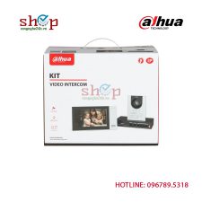 Bộ chuông cửa màn hình Dahua DHI-KTP01L 7 inch PoE (VTO2201F-P + VTH2421FW-P)