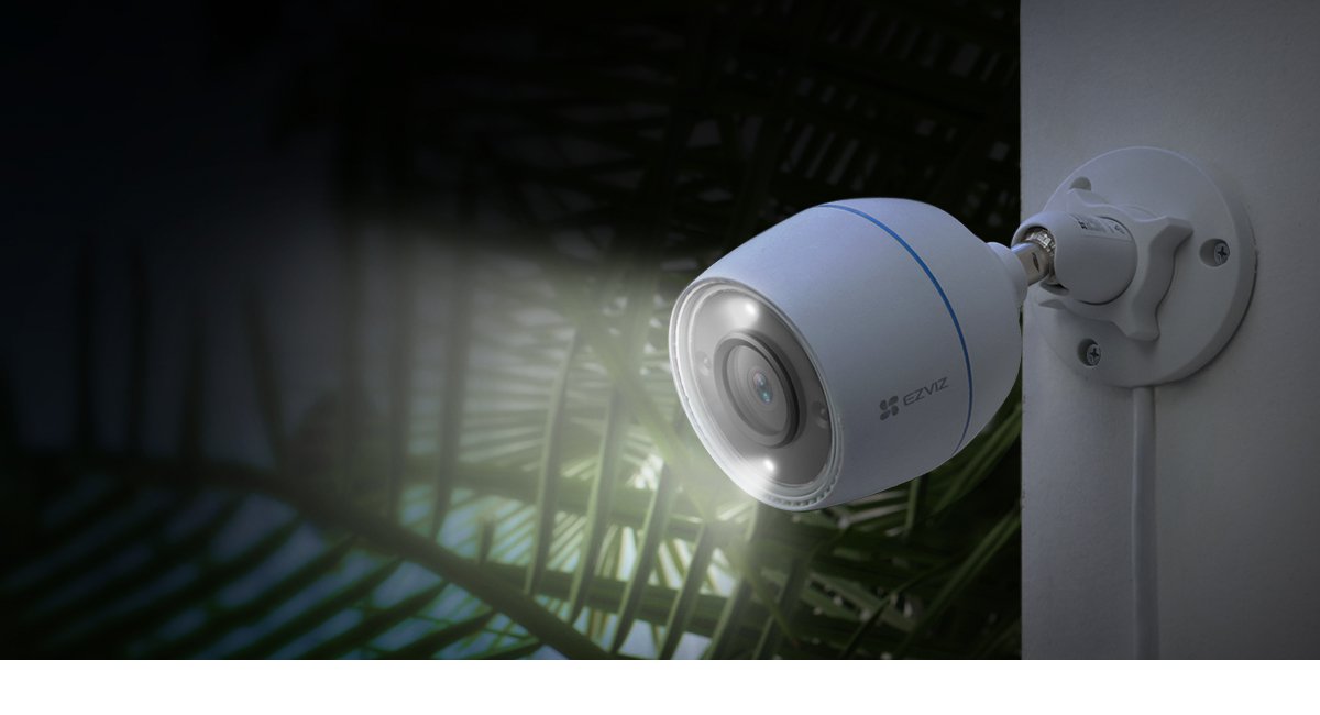 Camera Wi-Fi ngoài trời EZVIZ C3TN Color có màu ban đêm