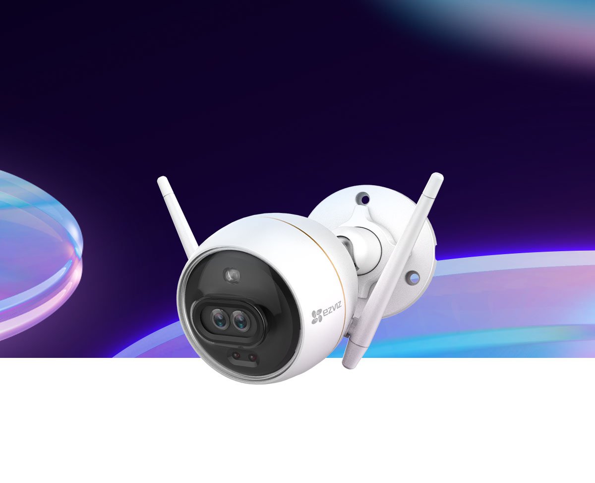 Camera Wi-Fi ống kính kép EZVIZ C3X tích hợp AI