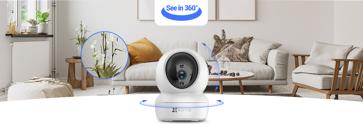 C6N 4MP xoay ngang 340 độ, xoay dọc 55 độ