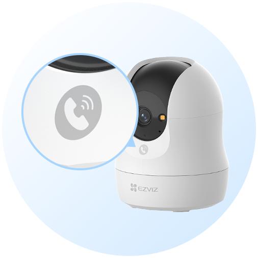 Nút gọi cảm ứng trên thân camera
