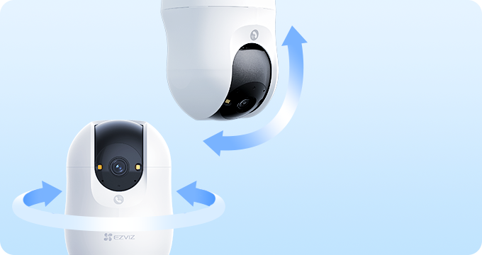 Xoay ngang 350 độ, dọc 85 độ
