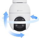 Xoay ngang 350 độ, dọc 90 độ