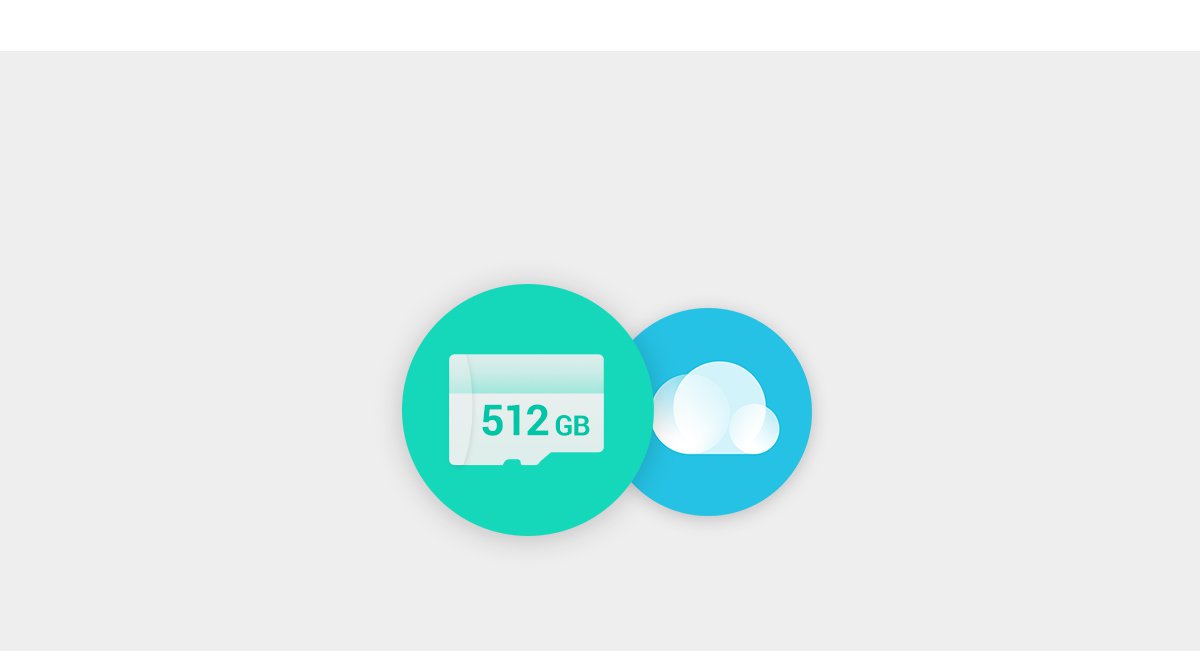 Lưu video trên thẻ nhớ 512GB hoặc đám mây